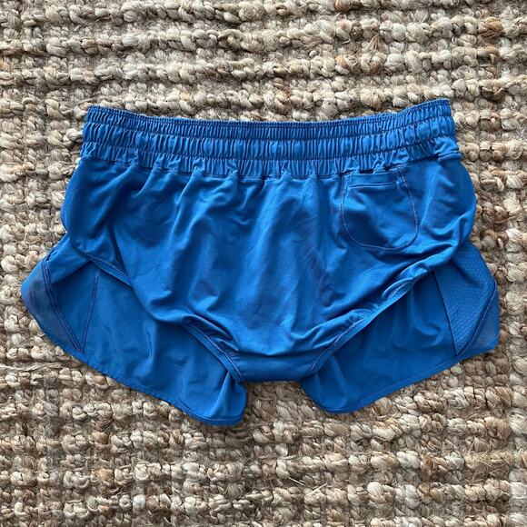 Lululemon Hotty Hot Short II 2.5" Royal Blue Size 8 Excellent Condition - Picture 9 of 11